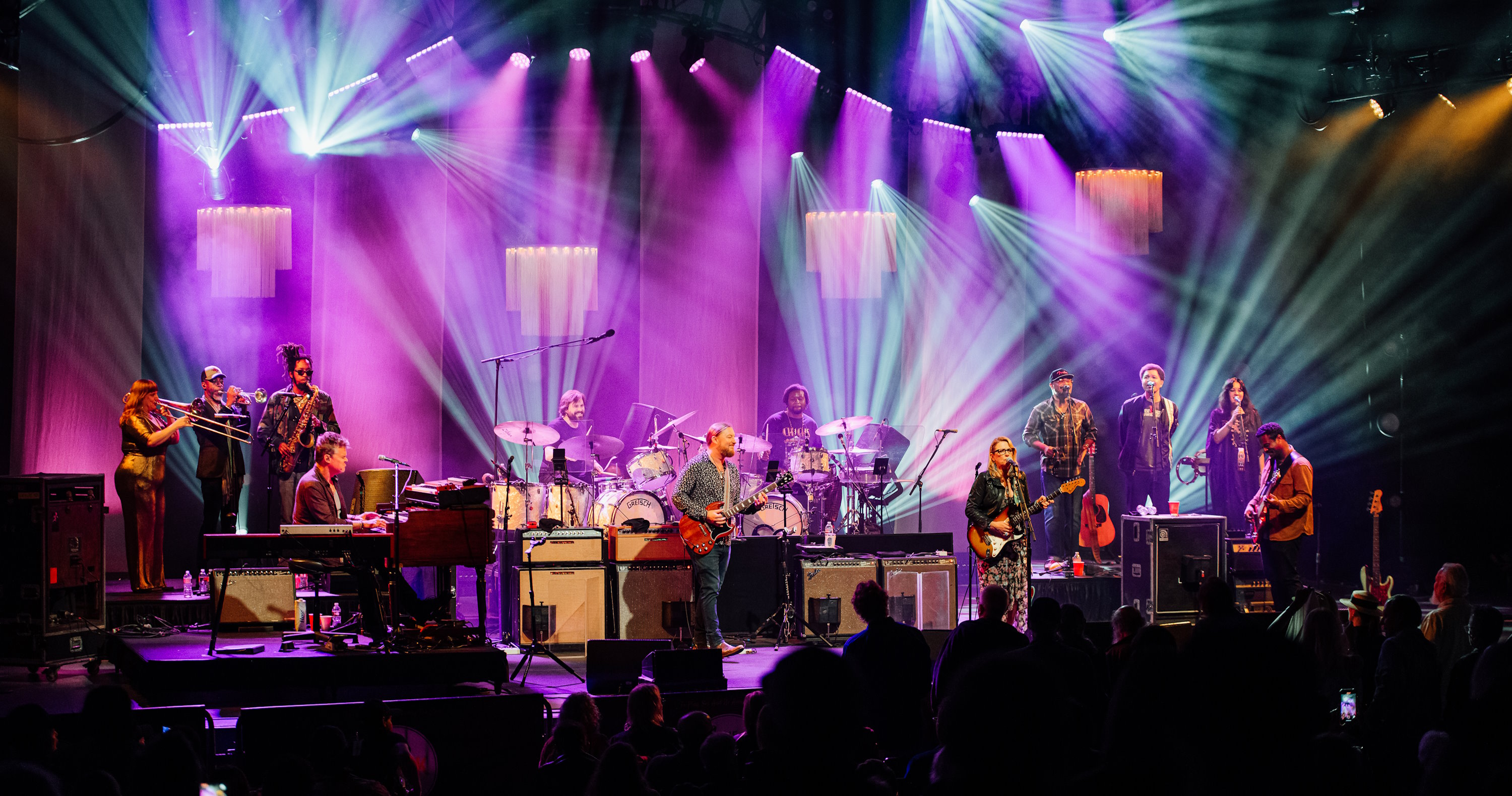 Crowd at a Tedeschi Trucks Band show